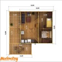 Casa Premium Gustav 6x6+2 m