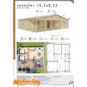 Vivienda Jenifer 10,5x8,5 m