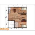Vivienda Olga 8×9 m