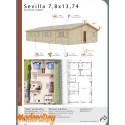 Vivienda Sevilla 7,8x13,7 m